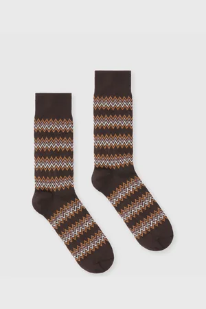 Missoni Calcetines de mezcla de jacquard de algodón, Hombre, , Talla: S