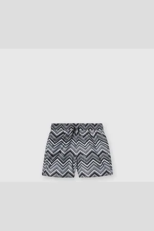 Missoni Bañador con estampado en zigzag y cordón en la cintura, Niño, & Multicolor, Talla: 12