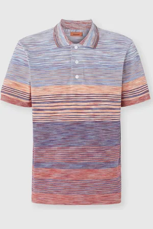 Missoni Polo de piqué de algodón flameado sombreado, Hombre, , Talla: L