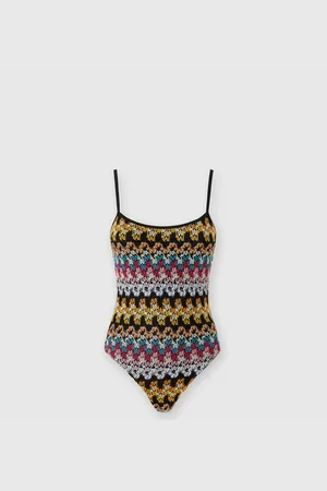 Missoni Bañador de una pieza de encaje viscosa lamé, Mujer, , Talla: 40