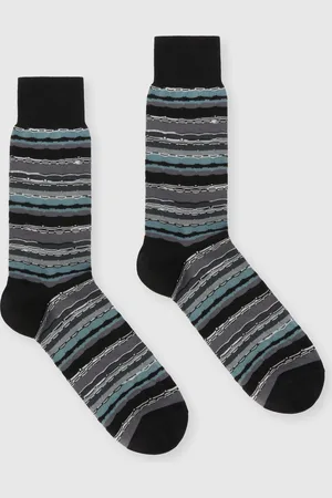 Missoni Calcetines de mezcla de algodón estampados, Hombre, , Talla: M