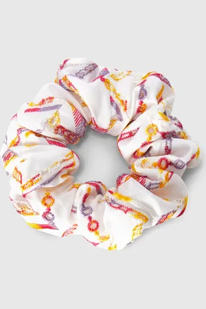 Missoni Scrunchie para el cabello con bordado zig zag, Niña, , Talla: UNIC