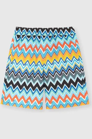 Missoni Shorts de baño con estampado en zigzag, Niño, , Talla: 10