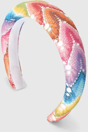 Missoni Diadema de punto con estampado en zigzag, Niña, , Talla: UNIC