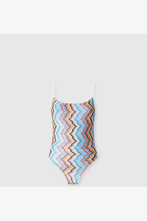 Missoni Bañador deportivo con motivo de zig zag, Mujer, , Talla: 40