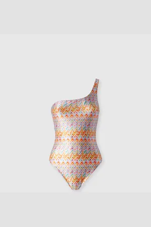 Missoni Bañador monospalla de tejido técnico, Mujer, , Talla: 40