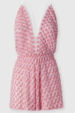 Missoni Mono corto de encaje con espalda descubierta, Mujer, , Talla: 42
