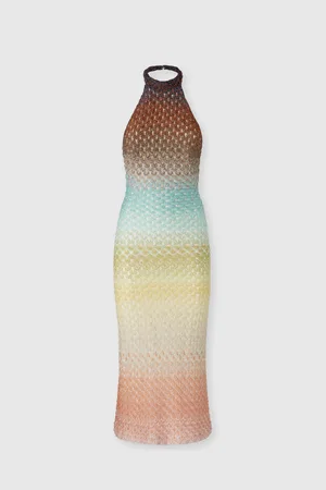 Missoni Vestido midi degradado con escote en la espalda, Mujer, , Talla: 40