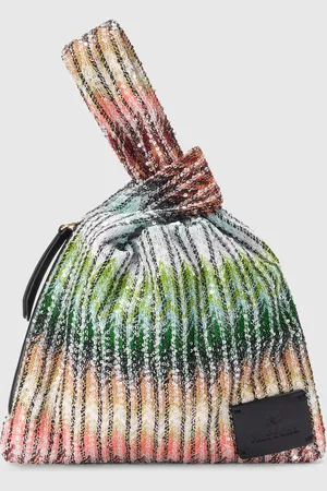 Missoni Bolso de mano en mezcla de viscosa zig zag, Mujer, , Talla: UNIC