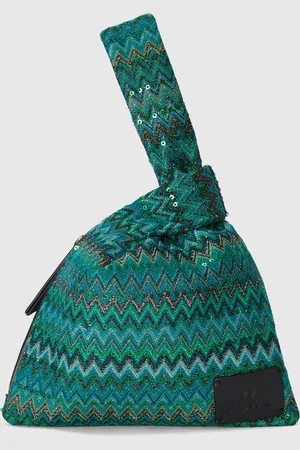 Missoni Bolso de mano en mezcla de viscosa zig zag, Mujer, , Talla: UNIC
