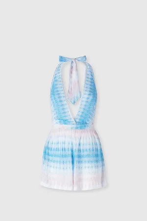 Missoni Mono corto de encaje degradado, Mujer, & Rosa, Talla: 40