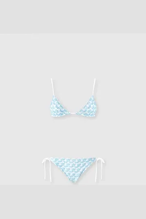 Missoni Bikini triangular de encaje con lamé, Mujer, , Talla: 40