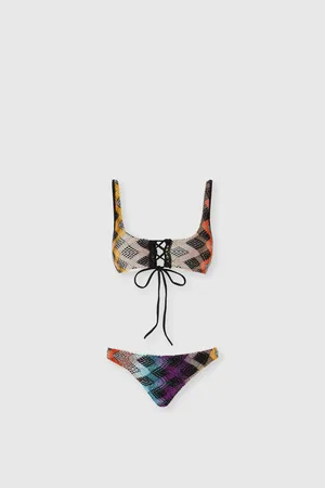 Missoni Bikini brasserie con lazos frontales, Mujer, , Talla: 38