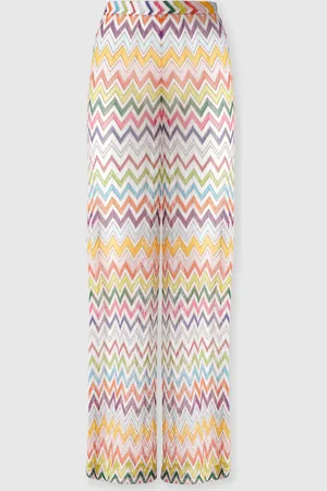 Missoni Pantalones palazzo con elástico en la cintura, Mujer, , Talla: 40