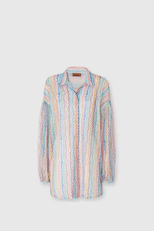 Missoni Camisa oversize con mangas abullonadas, Mujer, , Talla: S