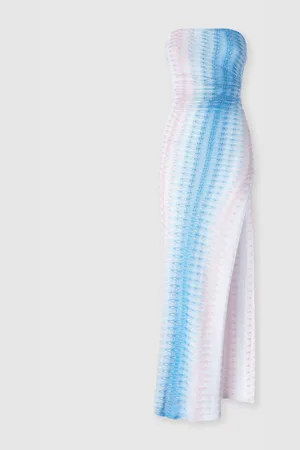 Missoni Copricostume largo con escote recto, Mujer, & Rosa, Talla: 40