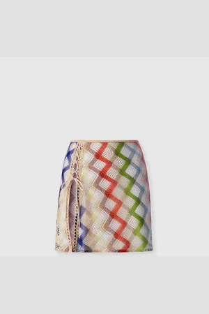 Missoni Falda corta de mezcla de viscosa y lamé, Mujer, , Talla: S