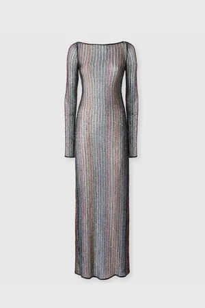 Missoni Copricostume largo de malla con espalda descubierta, Mujer, , Talla: 40