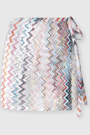Missoni Mini falda pareo en mezcla de viscosa, Mujer, , Talla: S