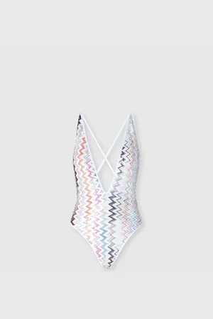 Missoni Bañador con escote en V y lentejuelas, Mujer, , Talla: 40