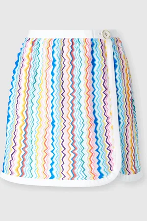 Missoni Mini falda tipo envolvente con motivo de zig zag, Mujer, , Talla: 40