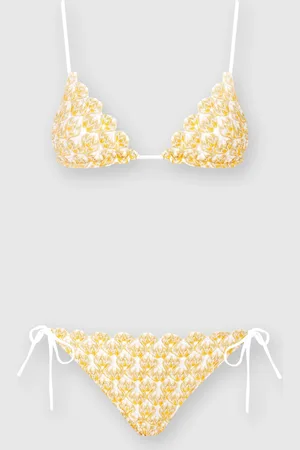 Missoni Bikini triangular de encaje con lamé, Mujer, , Talla: 40