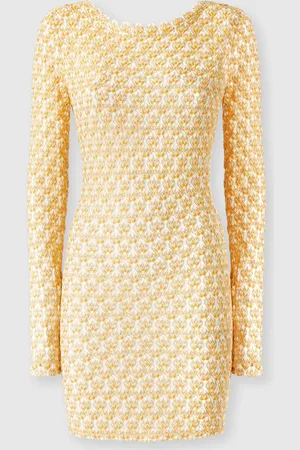 Missoni Copricostume corto de mangas largas en encaje, Mujer, , Talla: 40