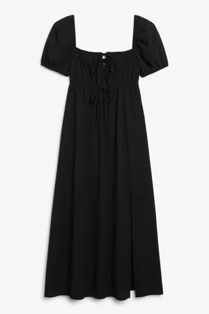 Monki Square neck midi dress