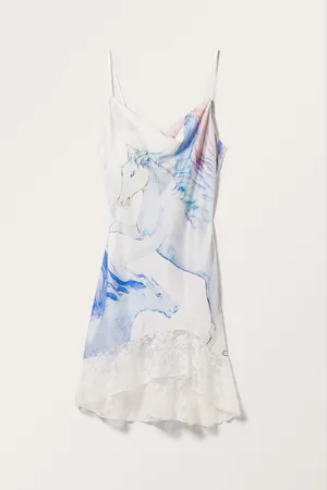Monki Printed Mini Slip-Dress