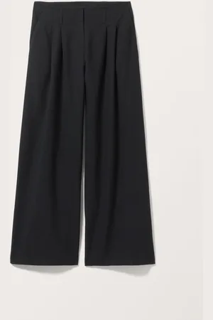 Monki Relaxed Linen Blend Trousers