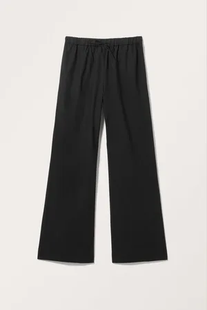 Monki Relaxed Poplin Trousers