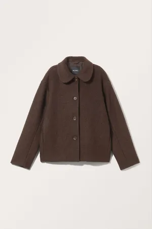 Monki Single-breasted Wool Blend Jacket