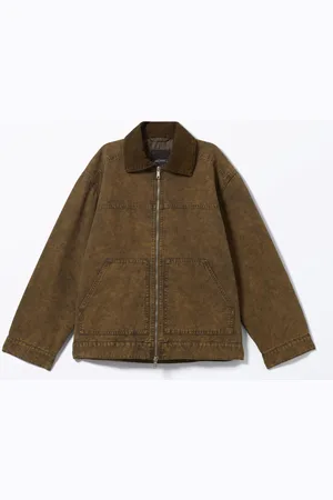 Monki Padded Cotton Canvas Jacket