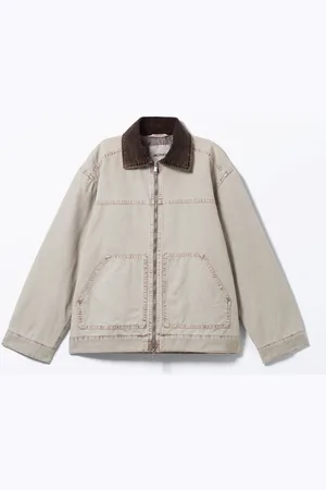 Monki Padded Cotton Canvas Jacket