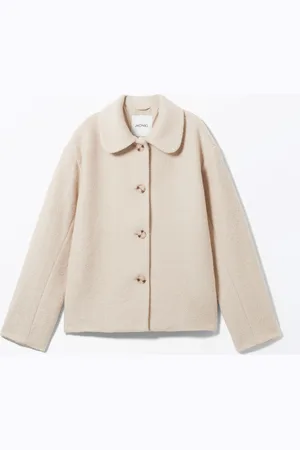 Monki Single-breasted Wool Blend Jacket