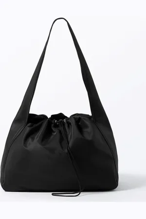 Monki Large Rectangular Drawstring Shoulder Bag