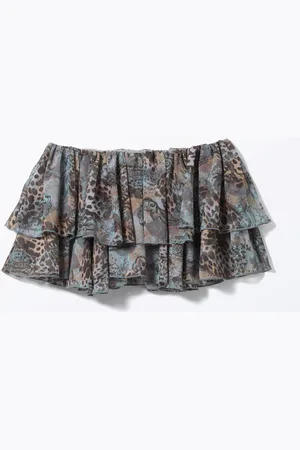 Monki Frilled Mini Skirt