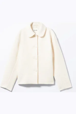 Monki Single-breasted Wool Blend Jacket