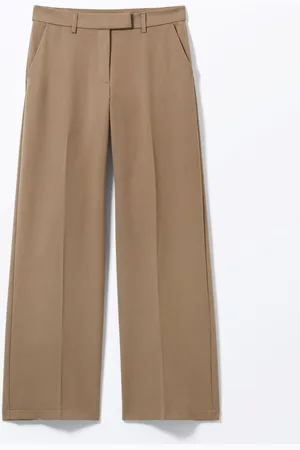 Monki Low Waisted Pleated Suiting Trousers