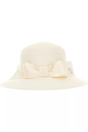 MONNALISA Niñas Sombreros - Sombrero de rafia con cinta