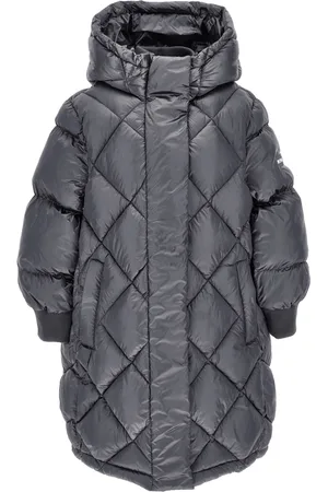 MONNALISA Chaqueta larga acolchada efecto satinado