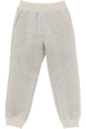 MONNALISA Jogger de felpa brillante con lazo
