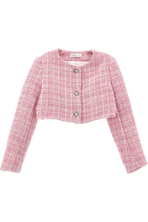 MONNALISA Chaqueta bouclé con botones joya