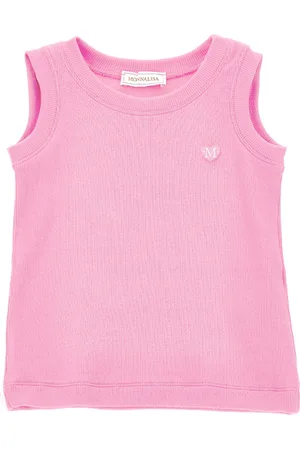 MONNALISA Camiseta sin mangas de viscosa acanalada