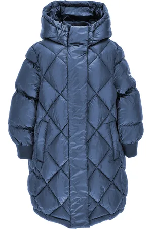 MONNALISA Chaqueta larga acolchada efecto satinado