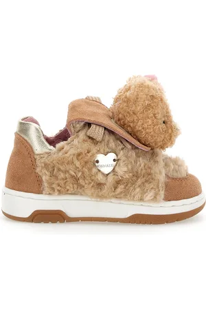 MONNALISA Zapatillas tipo tenis de felpa con osito