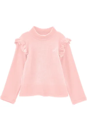MONNALISA Jersey de cuello alto de viscosa con strass