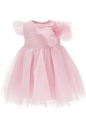 MONNALISA Vestido de tul plumetis