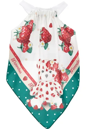 MONNALISA Top de raso estampado