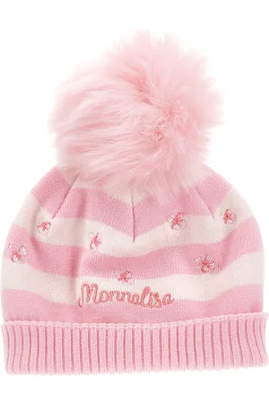 MONNALISA Gorro de rayas con pompón